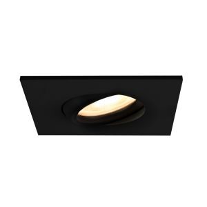 Spot encastré salle de bain noir moderne, Jill, IP44
