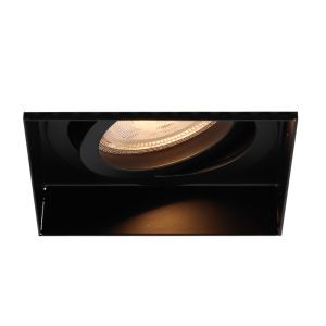 Spot encastré sans bord noir en aluminium, Royce