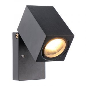 Luminaire extérieur noire en aluminium, Isobel, IP44