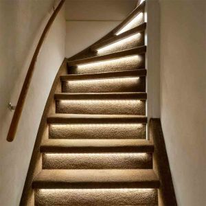 Kit d'extension bandes LED d'escalier dimmables, 2 bandes LED 2700K