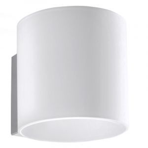 Applique up and down en verre blanche, Jermain
