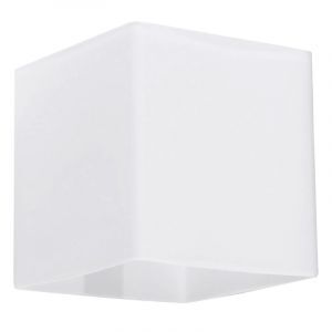 Applique up and down en verre blanche, Jermy