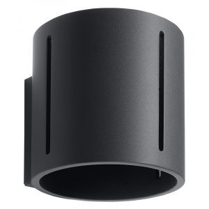 Applique up and down en aluminium noire, Jamey