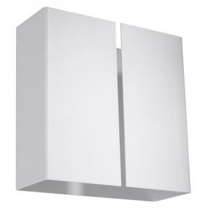 Applique up and down en aluminium blanche, Kenrick