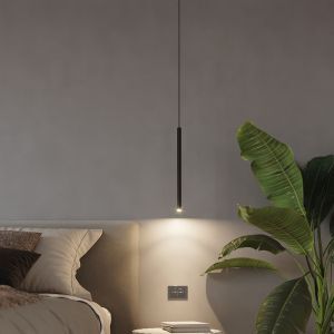 Suspension en aluminium noire, Hillary