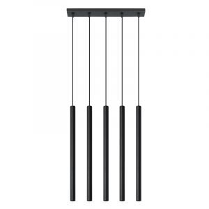 Suspension en aluminium noire, Hillary