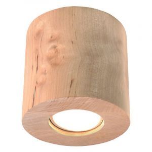 Spot en saillie en bois marron, Amely