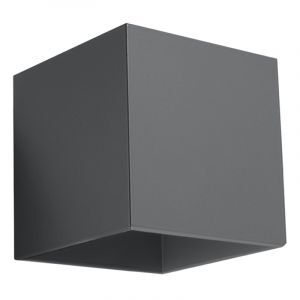 Applique up and down en aluminium anthracite, Andro