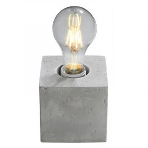 Lampe de table en béton grise, Anniko