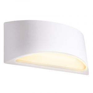 Applique up and down en verre blanche, Leticia