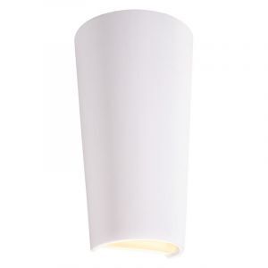 Applique up and down en céramique blanche, Maayke