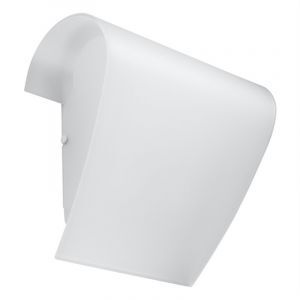 Applique murale en verre blanche, Matias