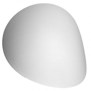 Applique up and down en aluminium blanche, Jildou