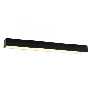 Plafonnier en aluminium noir, Mascha, 22W, 3000K LED