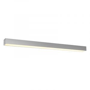 Plafonnier en aluminium gris, Mascha, 38W, 3000K LED