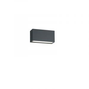 Luminaire extérieur moderne anthracite, Seby, 10W, 3000K LED, IP65