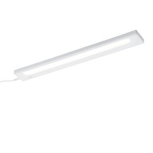 Éclairage sous meuble cuisine en plastique blanc, Sinem, 7W, 3000K LED, avec interrupteur