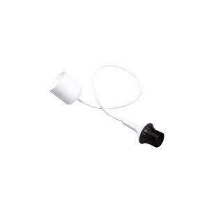 Suspension en plastique blanche, Dorus