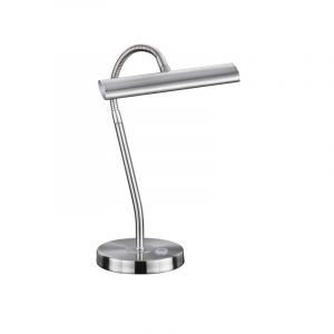 Lampe de table moderne nickel, Eliza, 4W, 3000K LED, avec interrupteur
