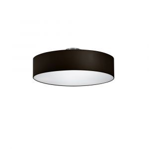 Lampe plafond en métal nickel, Ledbury