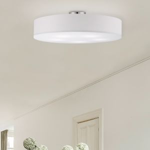 Lampe plafond en métal nickel, Ledbury