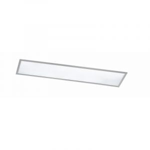 Lampe plafond moderne nickel, Badria, 30W, 3000K LED