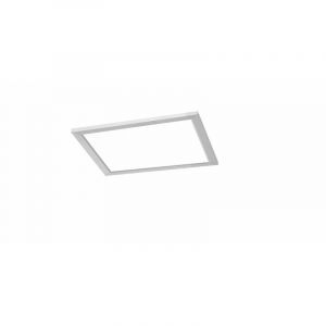 Lampe plafond moderne nickel, Badria, 15W, 3000K LED