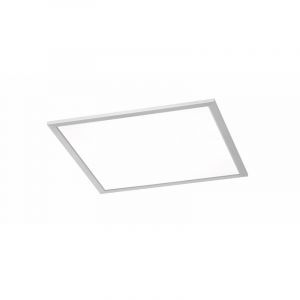 Lampe plafond moderne nickel, Badria, 25W, 3000K LED