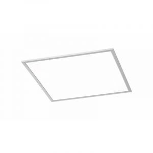 Lampe plafond moderne nickel, Badria, 30W, 3000K LED