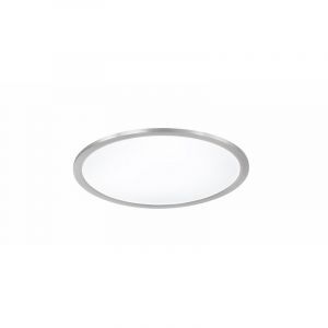 Lampe plafond moderne nickel, Badria, 25W, 3000K LED