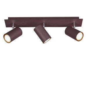 Spot plafond moderne couleur rouille, Kaso