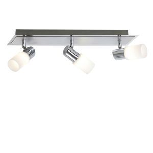 Spot plafond en verre gris, Morely, 4,3W, 3000K LED