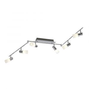 Spot plafond en verre gris, Morely, 4,5W, 3000K LED
