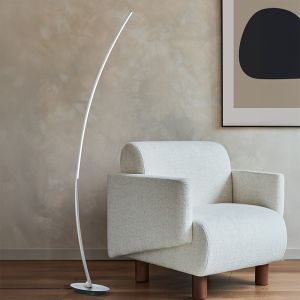 Lampadaire design noir, Vessla, 11W, 3000K LED, avec interrupteur