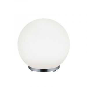 Lampe de table moderne chromée, Berkant, 5,5W, 3000K LED, avec télécommande