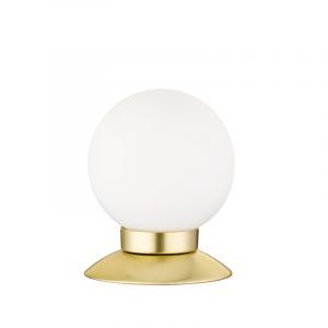 Lampe de table moderne laiton, Nolan, 3W, 3000K LED, avec interrupteur