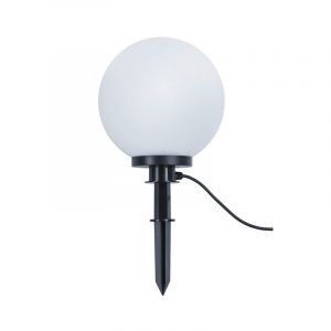 Spot à piquer extérieur en plastique blanc, Ytske, IP44
