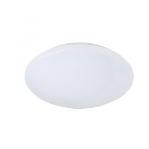 Lampe plafond en plastique blanche, Vanysia, 12W, 3000K LED, IP44