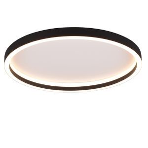 Lampe plafond design noire, Gilbert, 20W, 3000K LED