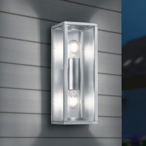 Luminaire extérieur industrielle grise, Sanna, IP44
