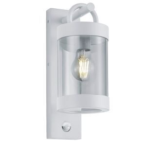 Applique extérieur avec détecteur de mouvement moderne blanche, Sambesi, IP44