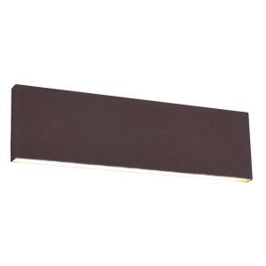 Applique up and down moderne couleur rouille, Coscon, 6W, 3000K LED