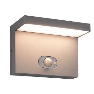 Applique solaire extérieur moderne anthracite, Nesrin, 5W, white switch LED, IP65
