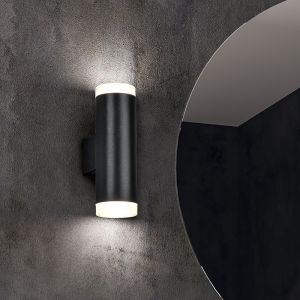 Applique salle de bain moderne noire, Spjald, 4W, 3000K LED, IP44