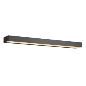 Applique salle de bain moderne noire, Basma, 8W, 3000K LED, IP44