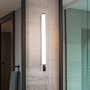 Applique salle de bain moderne chromée, Bernou, 16W, 3000K LED, IP44
