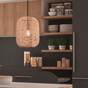 Suspension vintage noire, Elham