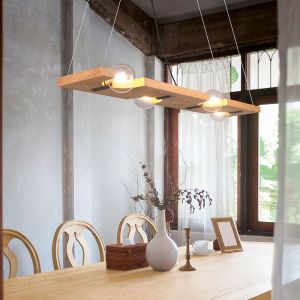 Suspension en bois marronne, Dyonne