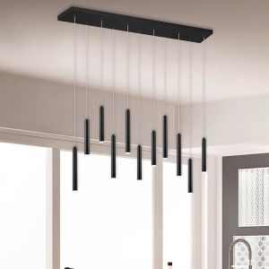 Suspension moderne noire, Jessamy, 2,5W, 3000K LED