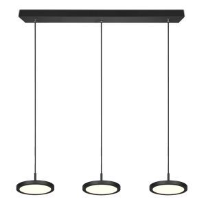 Suspension moderne noire, Jakoba, 10W, 3000K LED